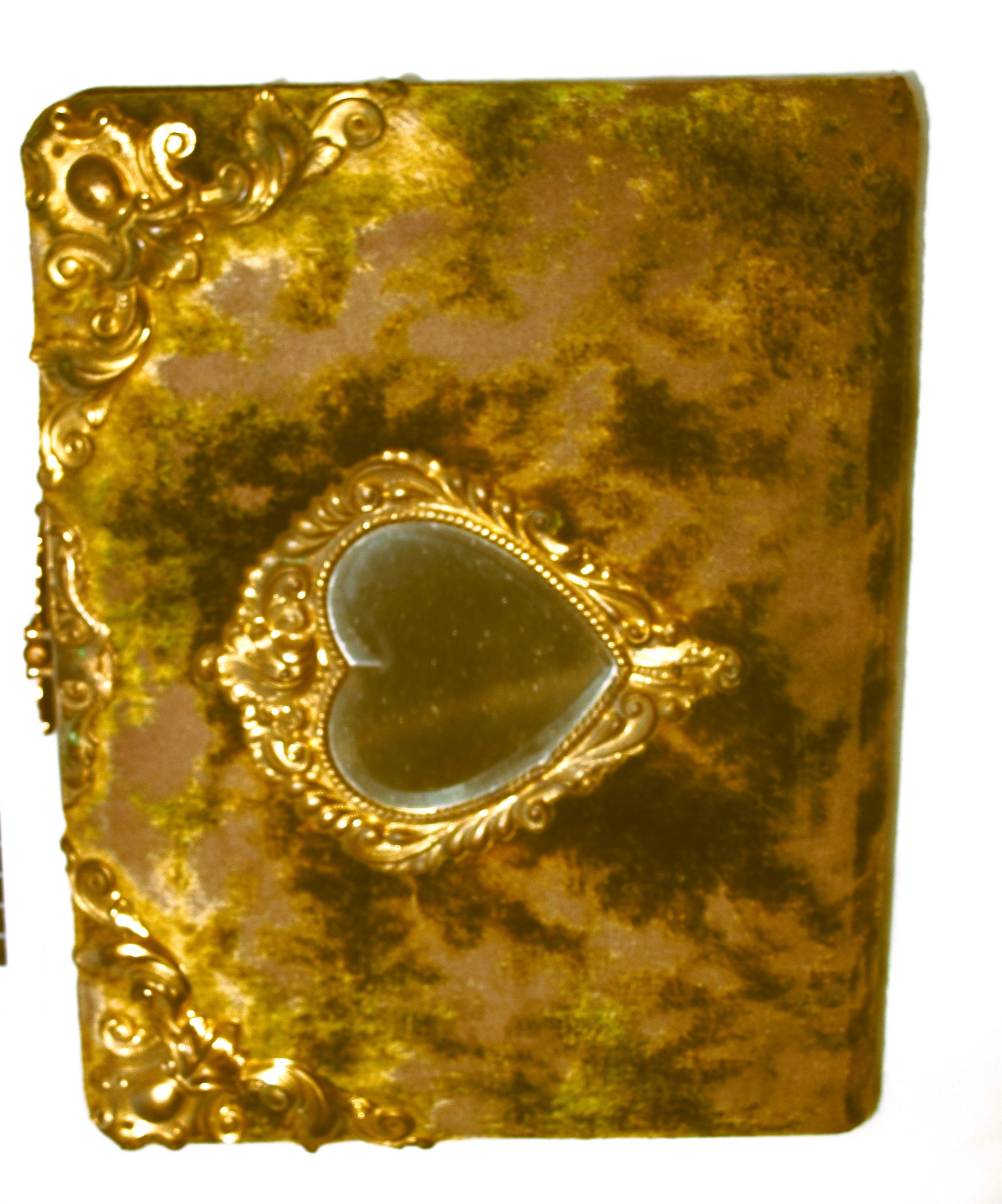 Ein kostbarer Deckel, dahinter verbirgt sich das Fotoalbum. So etwas wird heute nicht mehr hergestellt